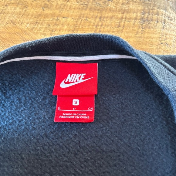 Nike Womens Skyscraper Tank Dress Black Gray Geometric Red Tag Fleece Size Small - Picture 5 of 8